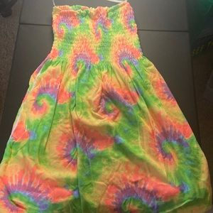 Tie Dye Bathing Suit Coverup